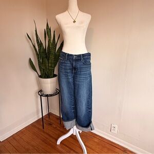 Lucky Brand | The Baggy Wide Leg Cuffed Jeans